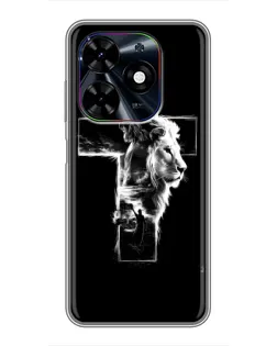 Чохол для TECNO Spark Go 2024 (BG6) з картинкою «Сяючий хрест Jesus» Чохол для TECNO Spark Go 2024 (BG6) з картинкою «Сяючий хрест Jesus»
