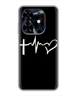 Чохол для TECNO Spark Go 2024 (BG6) з картинкою «Пульс віри» Чохол для TECNO Spark Go 2024 (BG6) з картинкою «Пульс віри»