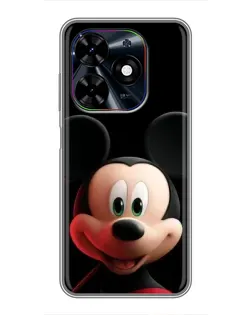 Чехол для TECNO Spark Go 2024 (BG6) с картинкой «Улыбающийся Микки Маус»