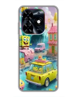 Чехол для TECNO Spark Go 2024 (BG6) с картинкой «Монстр-трак приключения»