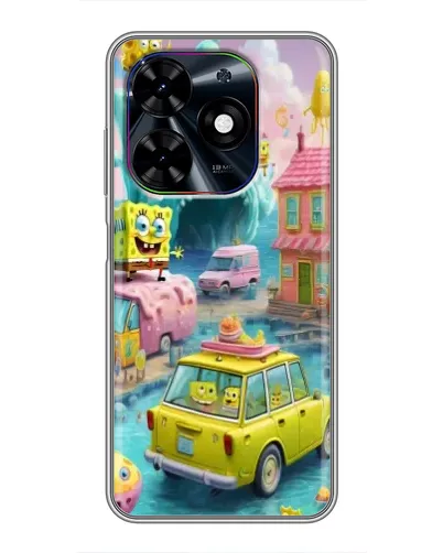 Чехол для TECNO Spark Go 2024 (BG6) с картинкой «Монстр-трак приключения»