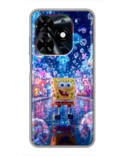 Чехол для TECNO Spark Go 2024 (BG6) с картинкой «Неоновый океан»