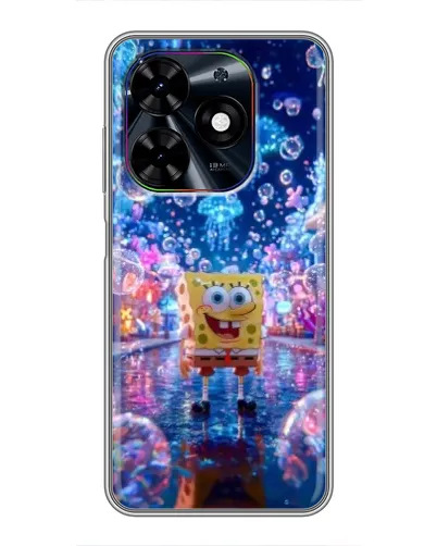 Чехол для TECNO Spark Go 2024 (BG6) с картинкой «Неоновый океан»