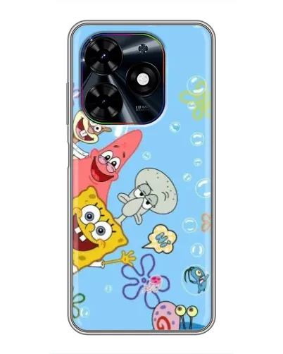 Чехол для TECNO Spark Go 2024 (BG6) с картинкой «Веселые пузырьки»