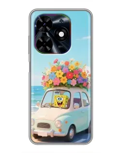 Чехол для TECNO Spark Go 2024 (BG6) с картинкой «Автомобильное путешествие»