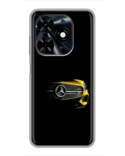 Чехол для TECNO Spark Go 2024 (BG6) с картинкой «Mercedes — ретро стиль»