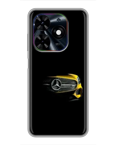 Чехол для TECNO Spark Go 2024 (BG6) с картинкой «Mercedes — ретро стиль»