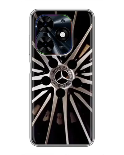 Чехол для TECNO Spark Go 2024 (BG6) с картинкой «Диск Mercedes»