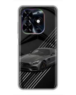 Чехол для TECNO Spark Go 2024 (BG6) с картинкой «Mercedes AMG — графика»