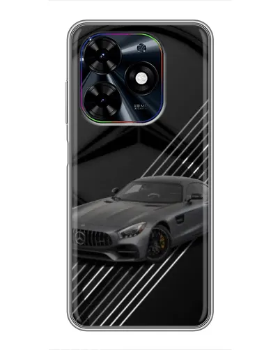 Чехол для TECNO Spark Go 2024 (BG6) с картинкой «Mercedes AMG — графика»