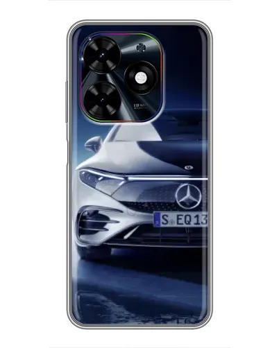 Чехол для TECNO Spark Go 2024 (BG6) с картинкой «Mercedes EQ — будущее»