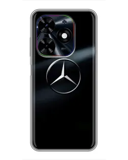 Чохол для TECNO Spark Go 2024 (BG6) з картинкою «Mercedes на металі»