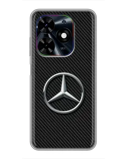 Чохол для TECNO Spark Go 2024 (BG6) з картинкою «Карбоновий Mercedes стиль»