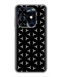 Чохол для TECNO Spark Go 2024 (BG6) з картинкою «Mercedes паттерн зірок»