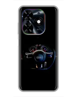 Чохол для TECNO Spark Go 2024 (BG6) з картинкою «Салон Audi — кермо» Чохол для TECNO Spark Go 2024 (BG6) з картинкою «Салон Audi — кермо»