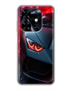 Чохол для TECNO Spark Go 2024 (BG6) з картинкою «Lamborghini червоне сяйво»