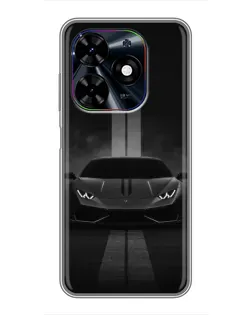 Чохол для TECNO Spark Go 2024 (BG6) з картинкою «Lamborghini симетрія доріг»