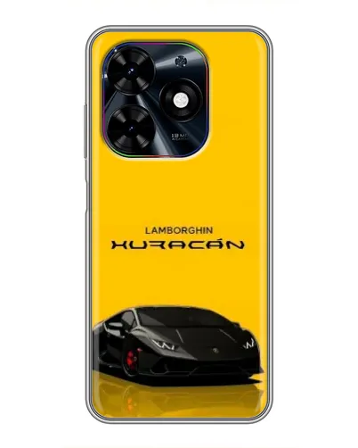 Чохол для TECNO Spark Go 2024 (BG6) з картинкою «Lamborghini Huracan чорний»
