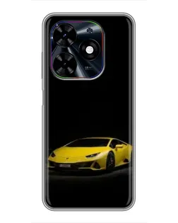 Чохол для TECNO Spark Go 2024 (BG6) з картинкою «Lamborghini жовтий акцент»