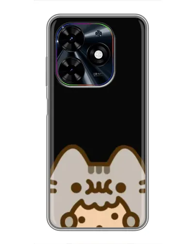 Чохол для TECNO Spark Go 2024 (BG6) з картинкою «Пушин на чорному»