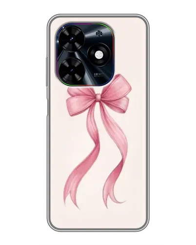 Чехол для TECNO Spark Go 2024 (BG6) с картинкой «Розовый бант»