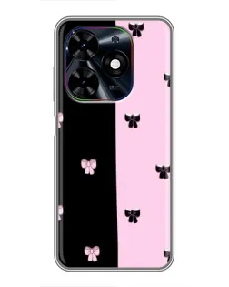 Чехол для TECNO Spark Go 2024 (BG6) с картинкой «Контрастные банты»