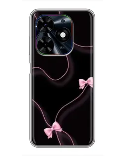 Чехол для TECNO Spark Go 2024 (BG6) с картинкой «Розовые ленты»