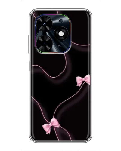 Чехол для TECNO Spark Go 2024 (BG6) с картинкой «Розовые ленты»