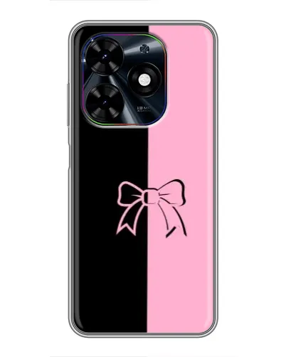 Чехол для TECNO Spark Go 2024 (BG6) с картинкой «Половинки банта»