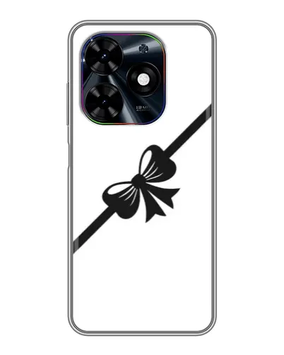 Чехол для TECNO Spark Go 2024 (BG6) с картинкой «Диагональный бант»