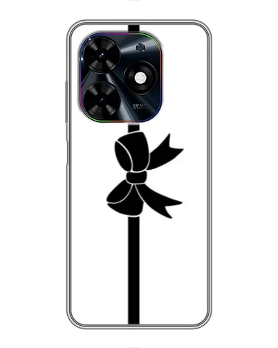 Чехол для TECNO Spark Go 2024 (BG6) с картинкой «Вертикальный бант»