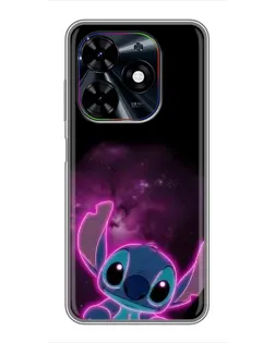 Чохол для TECNO Spark Go 2024 (BG6) з картинкою «Неоновий Stitch»