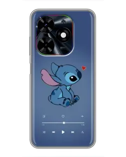 Чохол для TECNO Spark Go 2024 (BG6) з картинкою «Музичний Stitch»