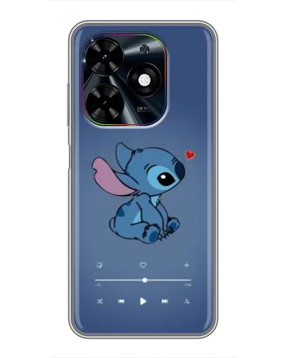 Чохол для TECNO Spark Go 2024 (BG6) з картинкою «Музичний Stitch» Чохол для TECNO Spark Go 2024 (BG6) з картинкою «Музичний Stitch»