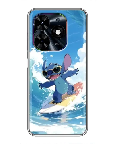 Чохол для TECNO Spark Go 2024 (BG6) з картинкою «Стіч на хвилі» Чохол для TECNO Spark Go 2024 (BG6) з картинкою «Стіч на хвилі»