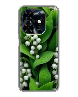 Чохол для TECNO Spark Go 2024 (BG6) з картинкою «Конвалії в зелені»