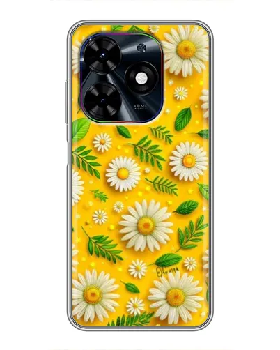 Чехол для TECNO Spark Go 2024 (BG6) с картинкой «Ромашковое солнце»
