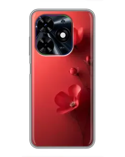 Чохол для TECNO Spark Go 2024 (BG6) з картинкою «Макові суцвіття»
