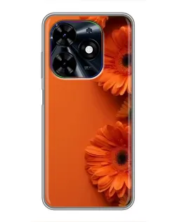 Чохол для TECNO Spark Go 2024 (BG6) з картинкою «Помаранчеві гербери»