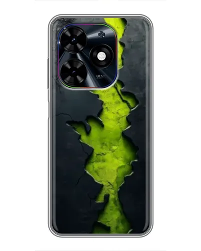 Чохол для TECNO Spark Go 2024 (BG6) з картинкою «Салатовий розлом скелі»