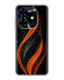 Чохол для TECNO Spark Go 2024 (BG6) з картинкою «Вогняна зоряна хвиля»