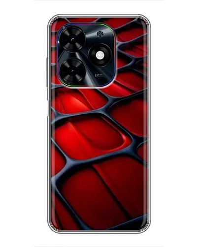 Чохол для TECNO Spark Go 2024 (BG6) з картинкою «Червона глянцева сітка»