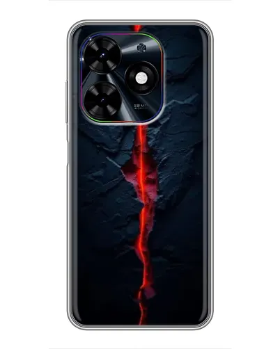 Чохол для TECNO Spark Go 2024 (BG6) з картинкою «Червона лавова тріщина»