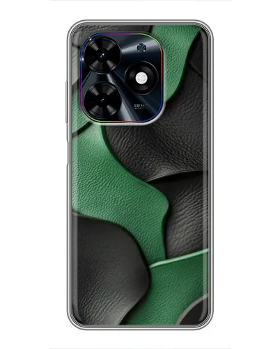 Чохол для TECNO Spark Go 2024 (BG6) з картинкою «Зелені шкіряні хвилі»