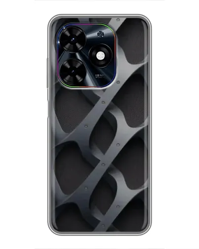 Чохол для TECNO Spark Go 2024 (BG6) з картинкою «Об'ємне сіре плетіння»