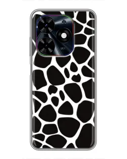 Чохол для TECNO Spark Go 2024 (BG6) з картинкою «Чорно-білий жираф»