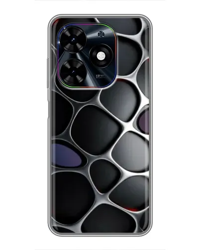 Чохол для TECNO Spark Go 2024 (BG6) з картинкою «Об'ємна темна решітка»