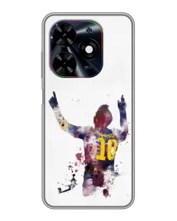 Чехол для TECNO Spark Go 2024 (BG6) с картинкой «Акварельный Месси Барселона» Чехол для TECNO Spark Go 2024 (BG6) с картинкой «Акварельный Месси Барселона»