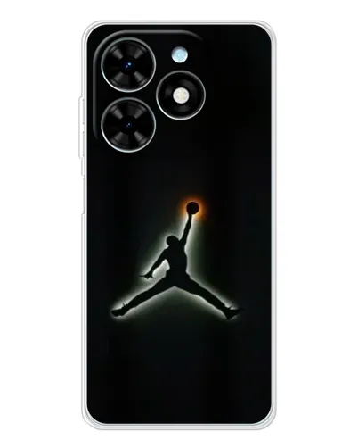 Чехол для TECNO Spark Go 2025 с картинкой «Jordan Gradient Logo»