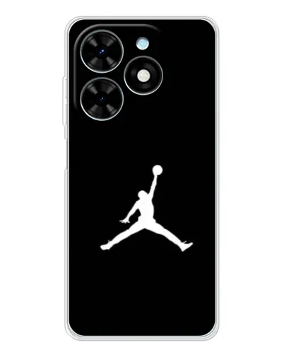 Чехол для TECNO Spark Go 2025 с картинкой «Jordan Silhouette»
